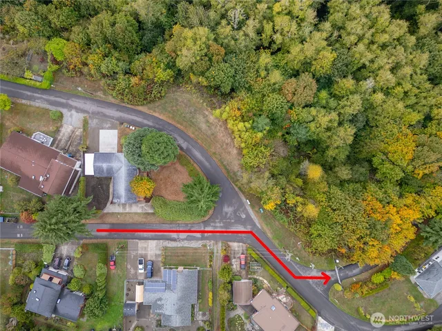 a view of a lush green field