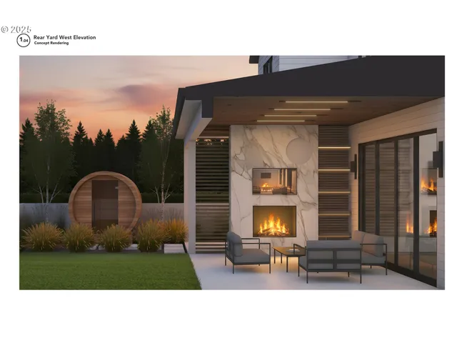 a picture of a bench in front of a building