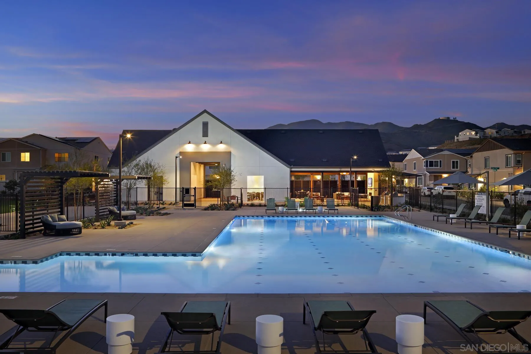 35365 Orchard Trail, Unit 457 Fallbrook, CA 92028 - Photo 7 of 12 a view of a house with swimming pool and sitting area