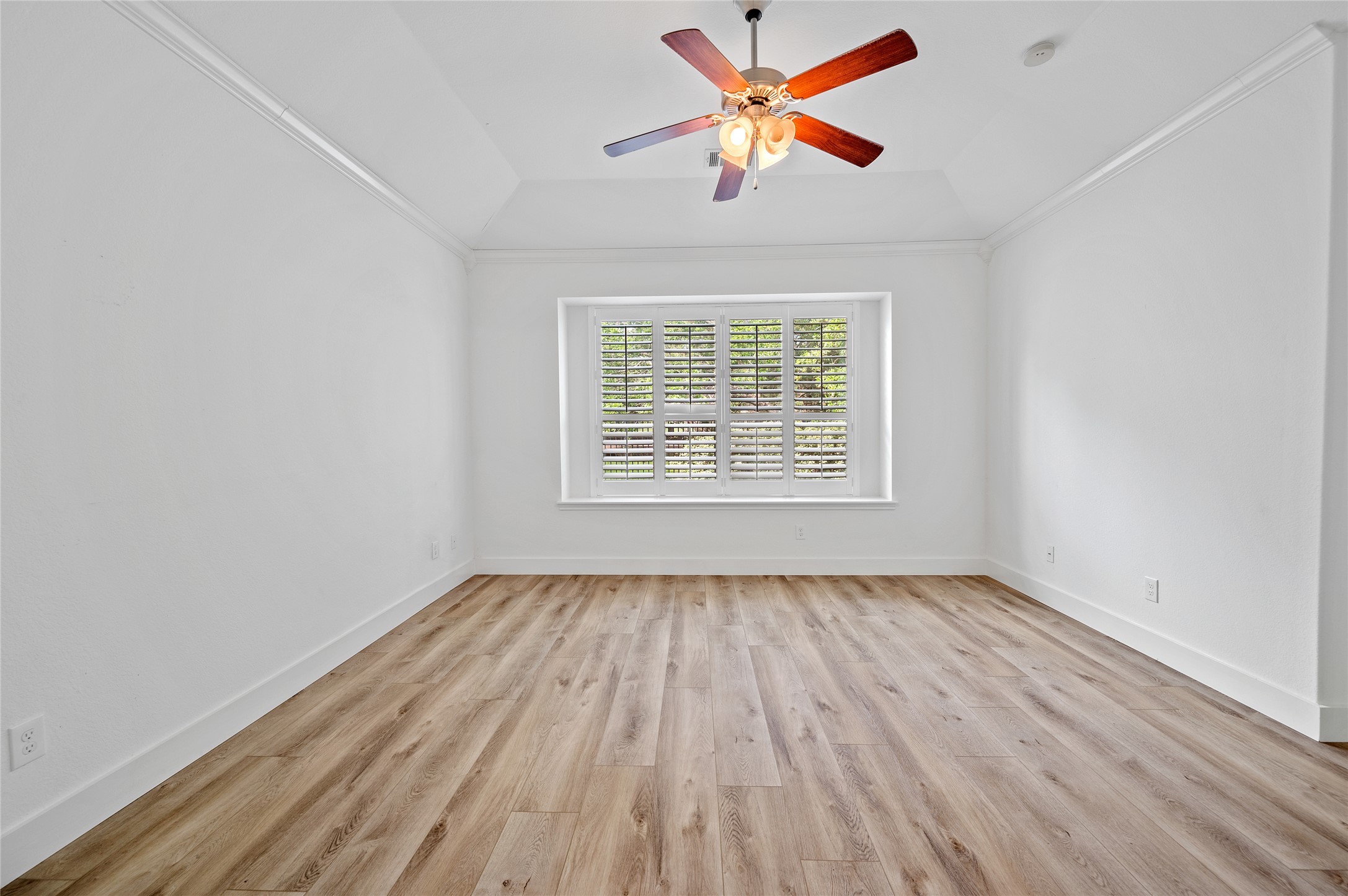 4512 Pyrenees Pass Bee Cave, TX 78738 - Photo 16 of 35 wooden floor in an empty room with a window