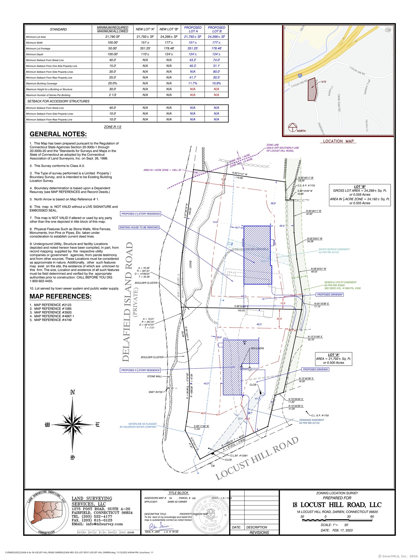 20 Locust Hill Road Darien, CT 06820 - Photo 6 of 12 a black and white photo of a living room