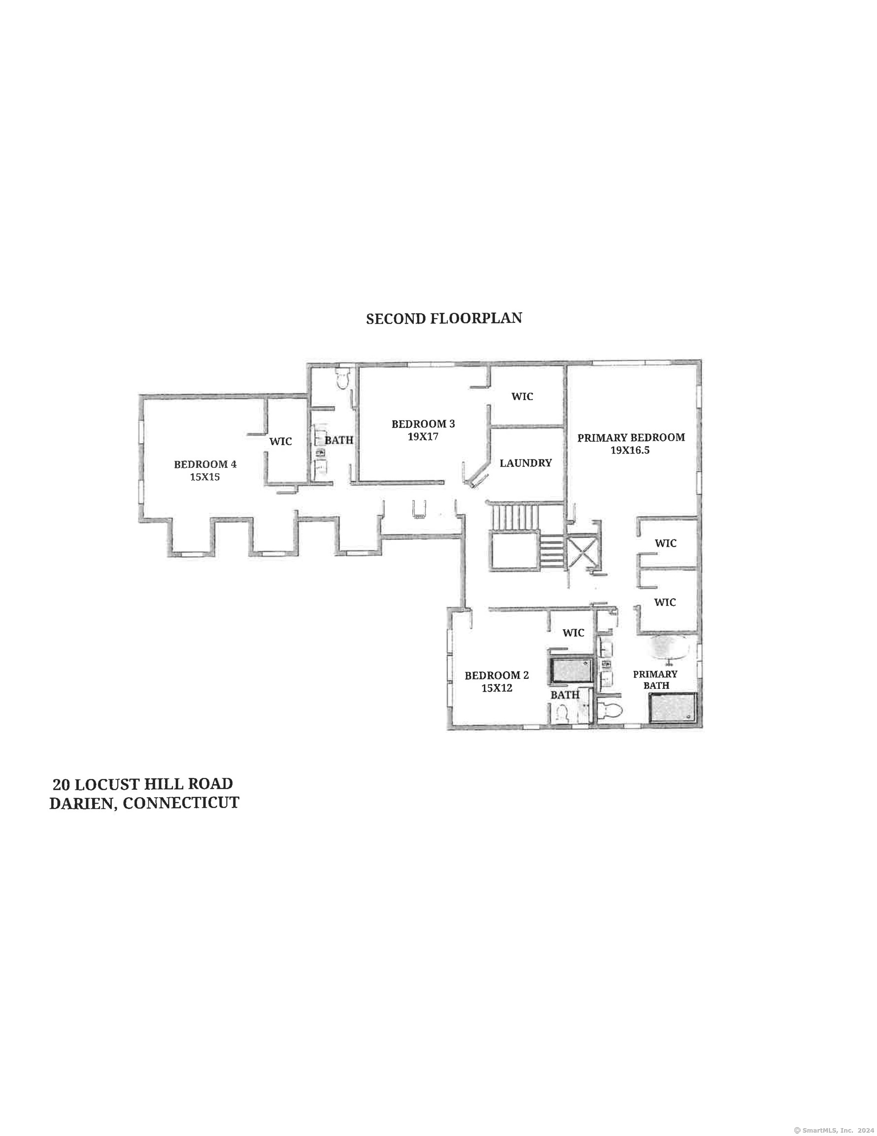 20 Locust Hill Road Darien, CT 06820 - Photo 8 of 12 a picture of a floor plan