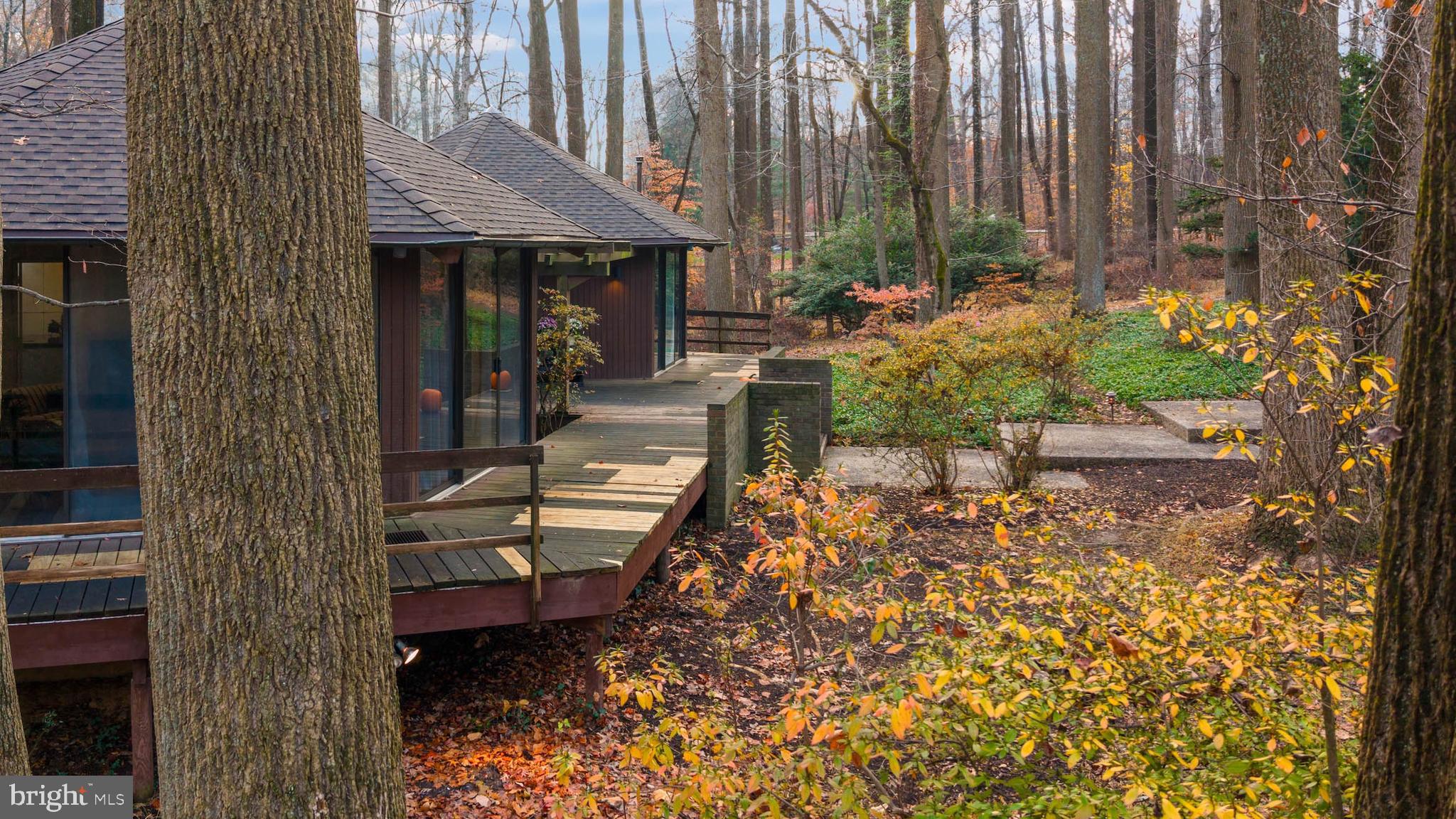 2707 Caves Road Owings Mills, MD 21117 - Photo 29 of 30 a backyard of a house with outdoor seating