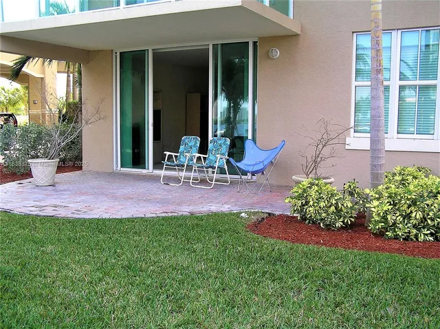 a view of a room that has a front door