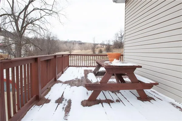 a outdoor view with a sitting space