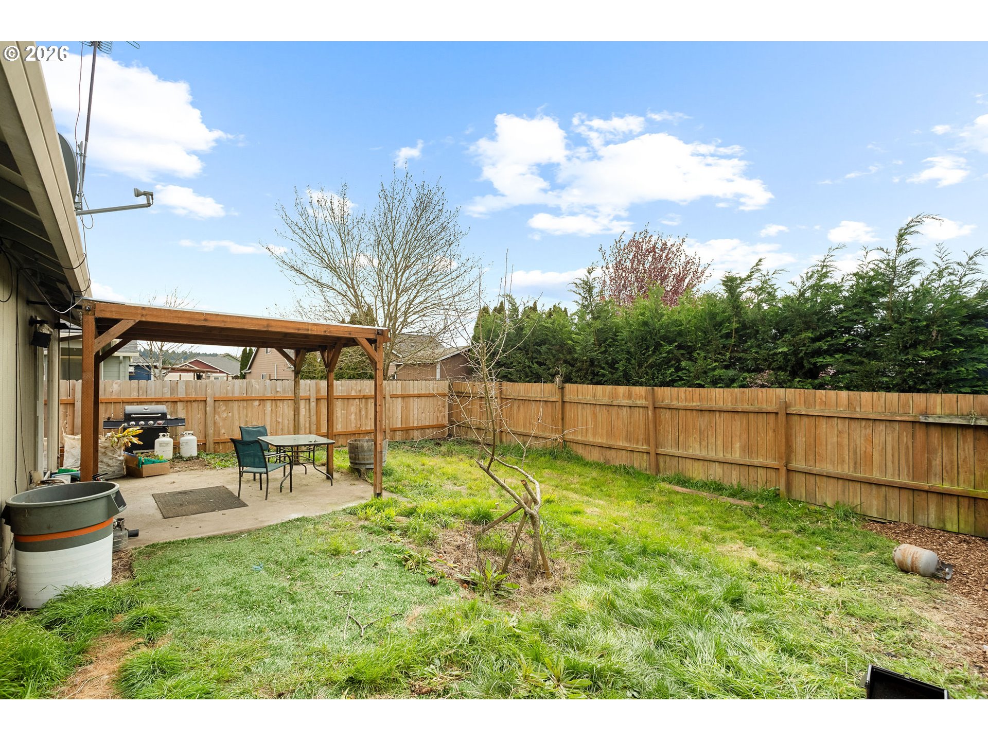 844 Hazel Street Jefferson, OR 97352 - Photo 3 of 22 a view of yard with patio