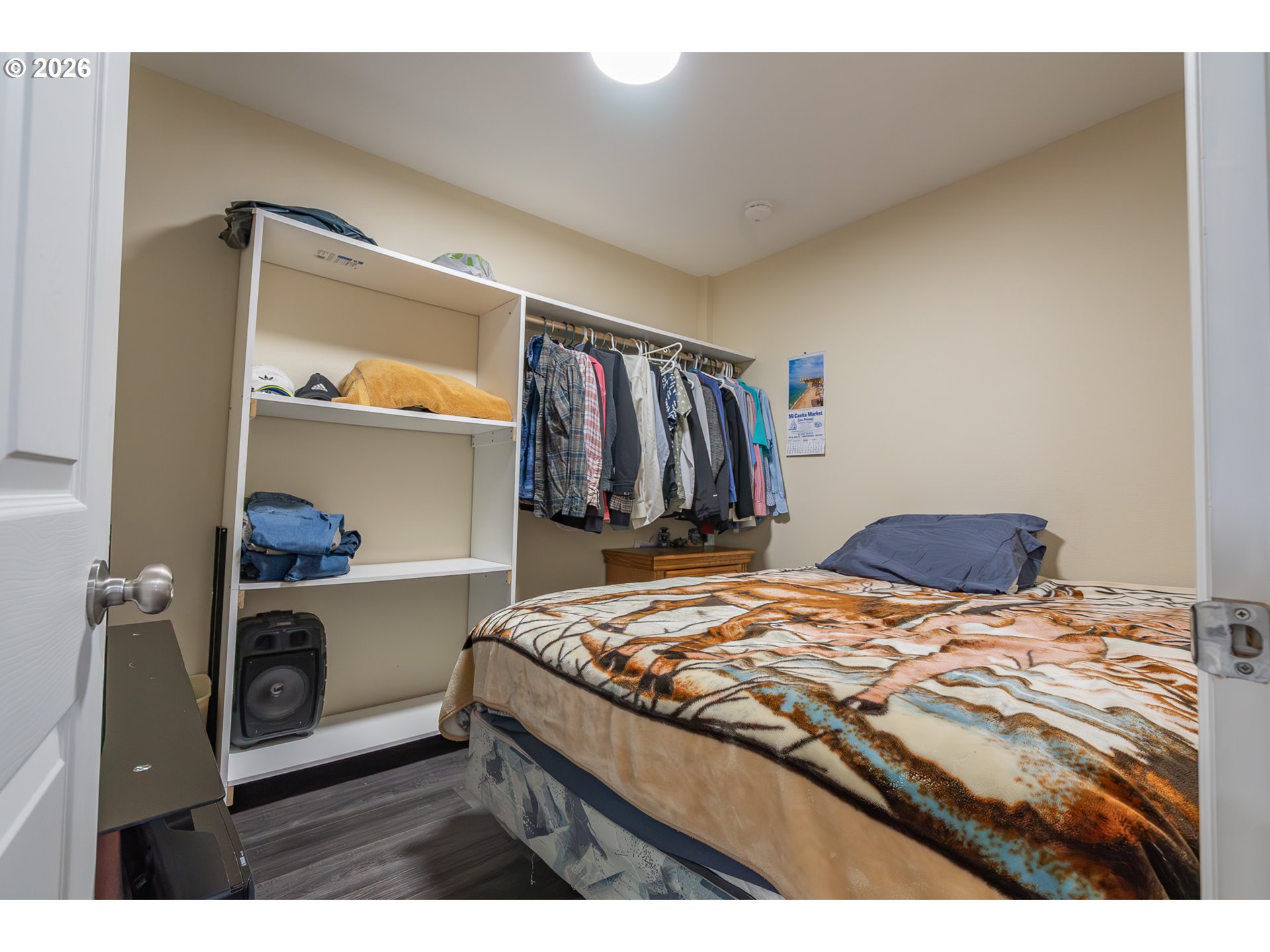 3516 Turner Road Southeast Salem, OR 97302 - Photo 29 of 35 a bedroom with a bed and a walk in closet