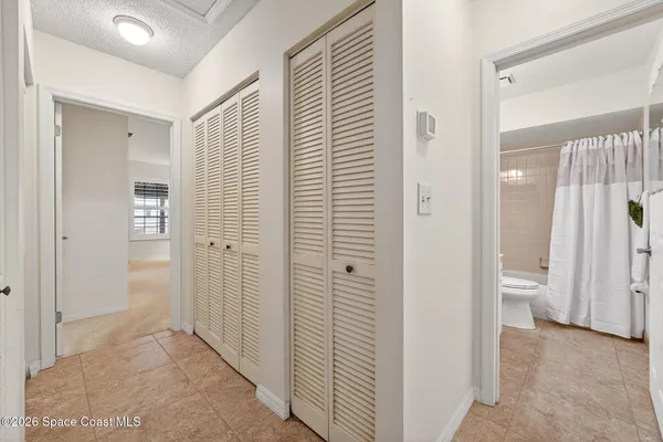 a view of a bathroom with a shower