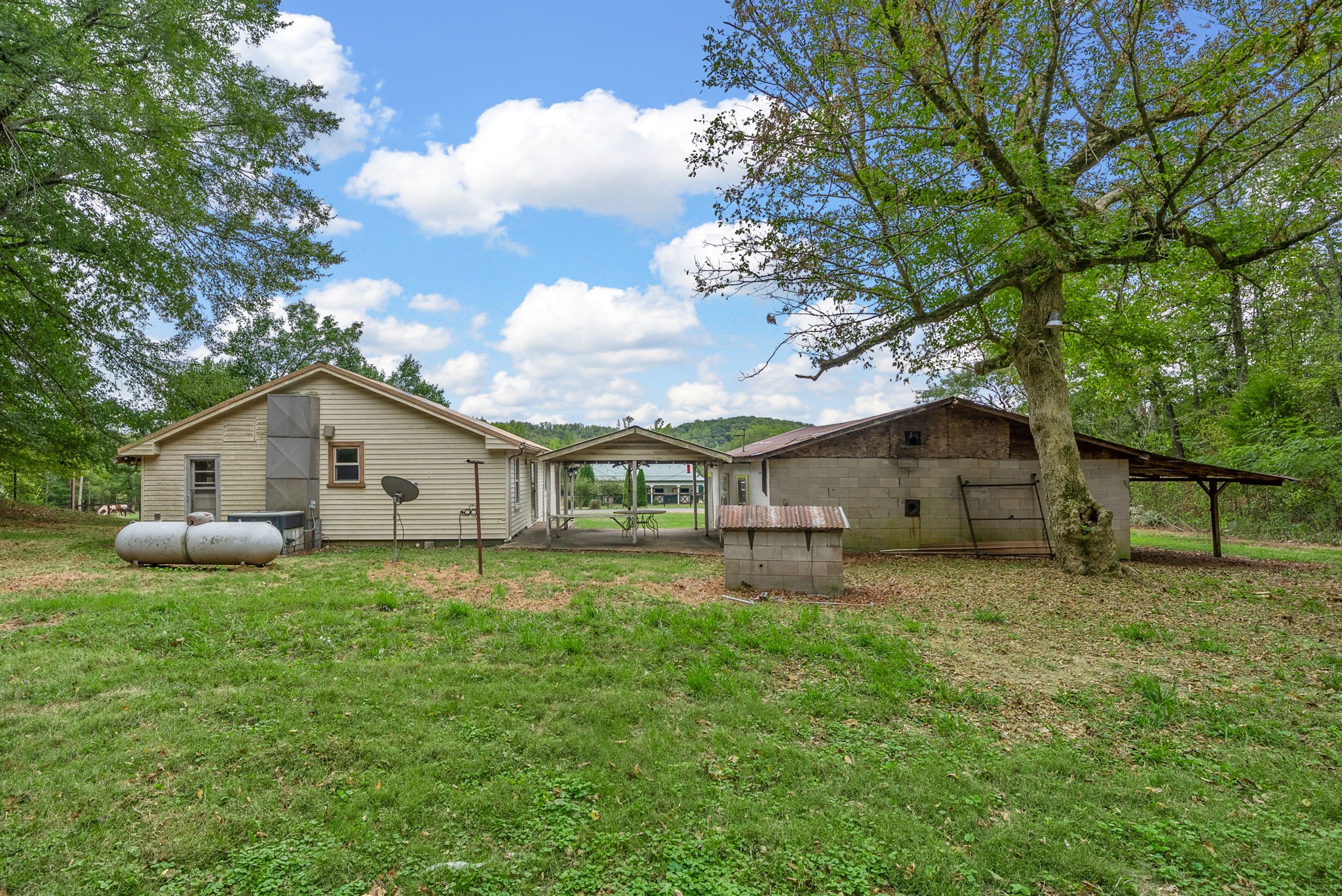 234 Lower Standing Rock Road Dover, TN 37058 - Photo 32 of 41 a white house that has a tree in front of it