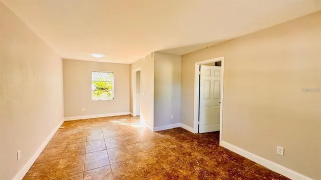 a view of an empty room