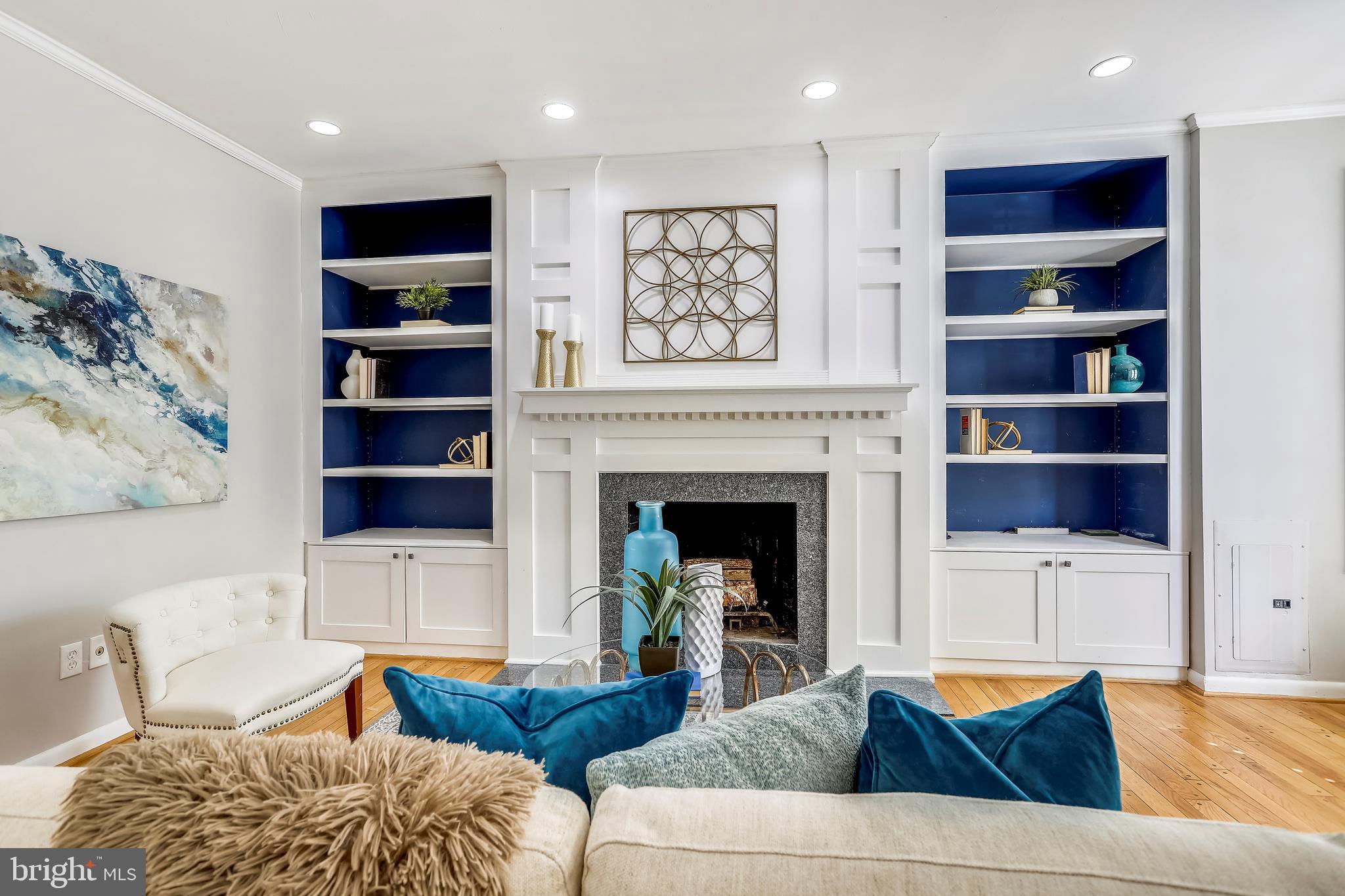 718 F Street Northeast Washington, DC 20002 - Photo 1 of 41 Relax in beautiful LR with custom built-ins.