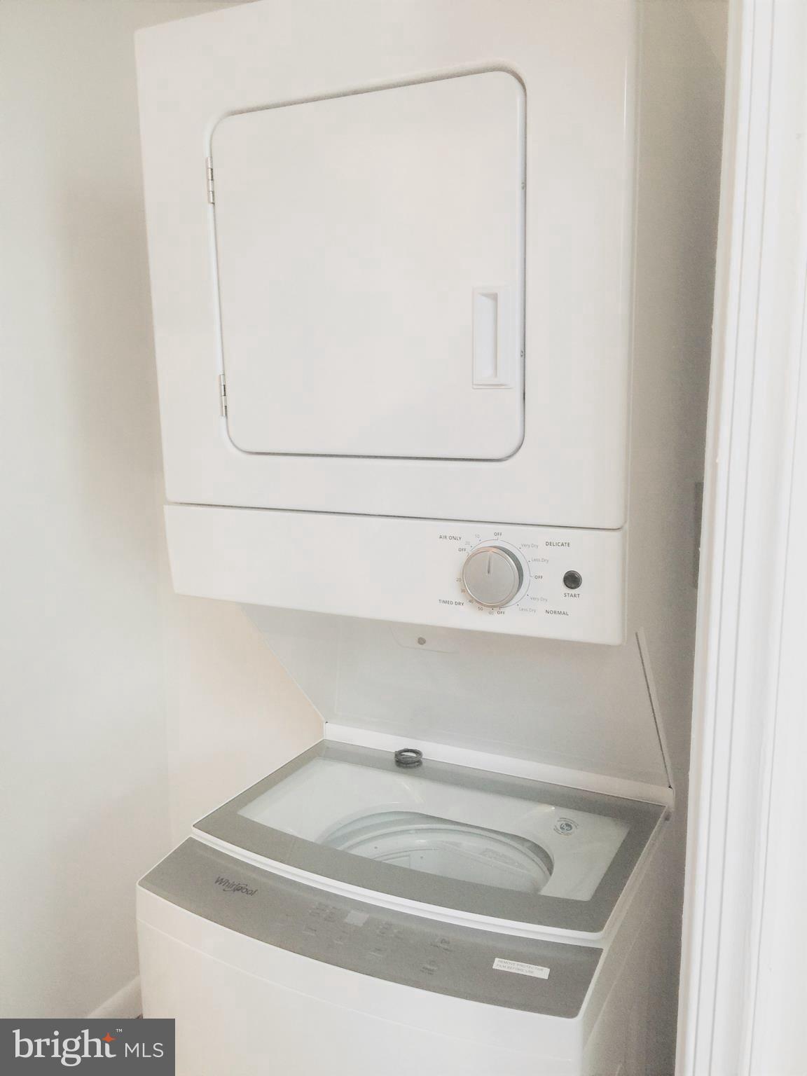 718 F Street Northeast Washington, DC 20002 - Photo 18 of 41 Brand new Whirlpool stackable.