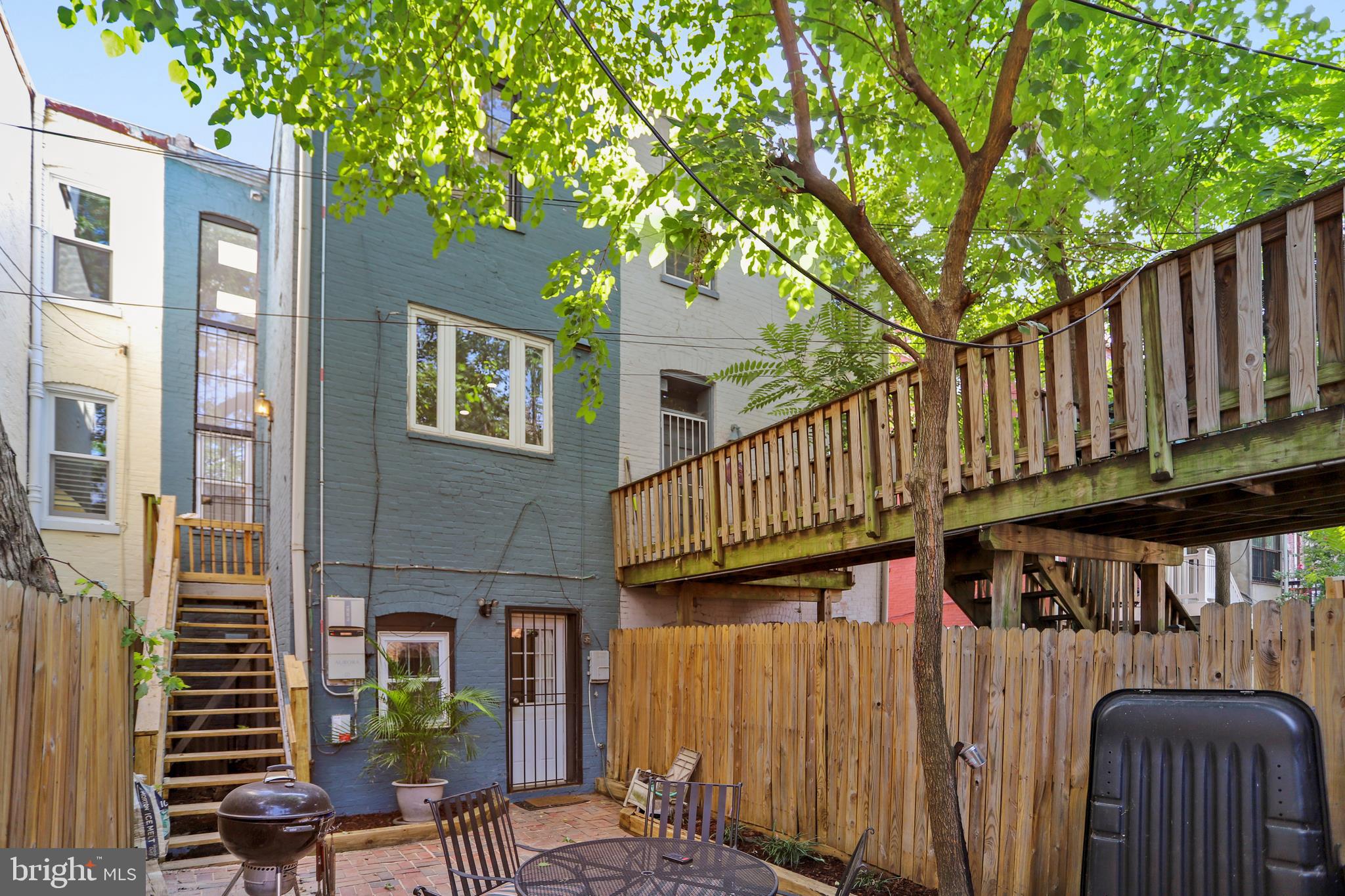 718 F Street Northeast Washington, DC 20002 - Photo 21 of 41 Newly painted Rear Exterior.