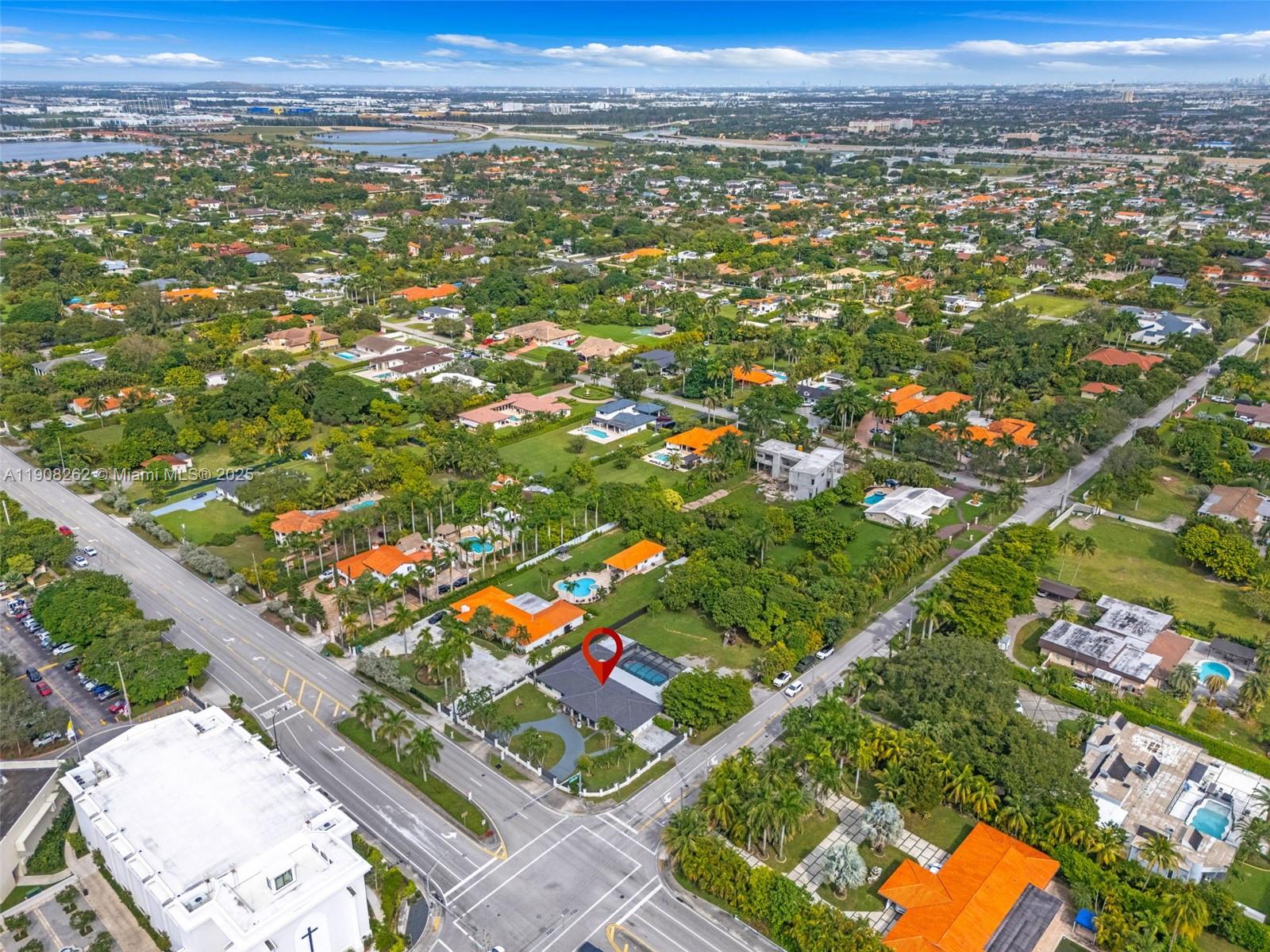 551 Southwest 127th Avenue Miami, FL 33184 - Photo 35 of 47 an aerial view of residential houses with outdoor space