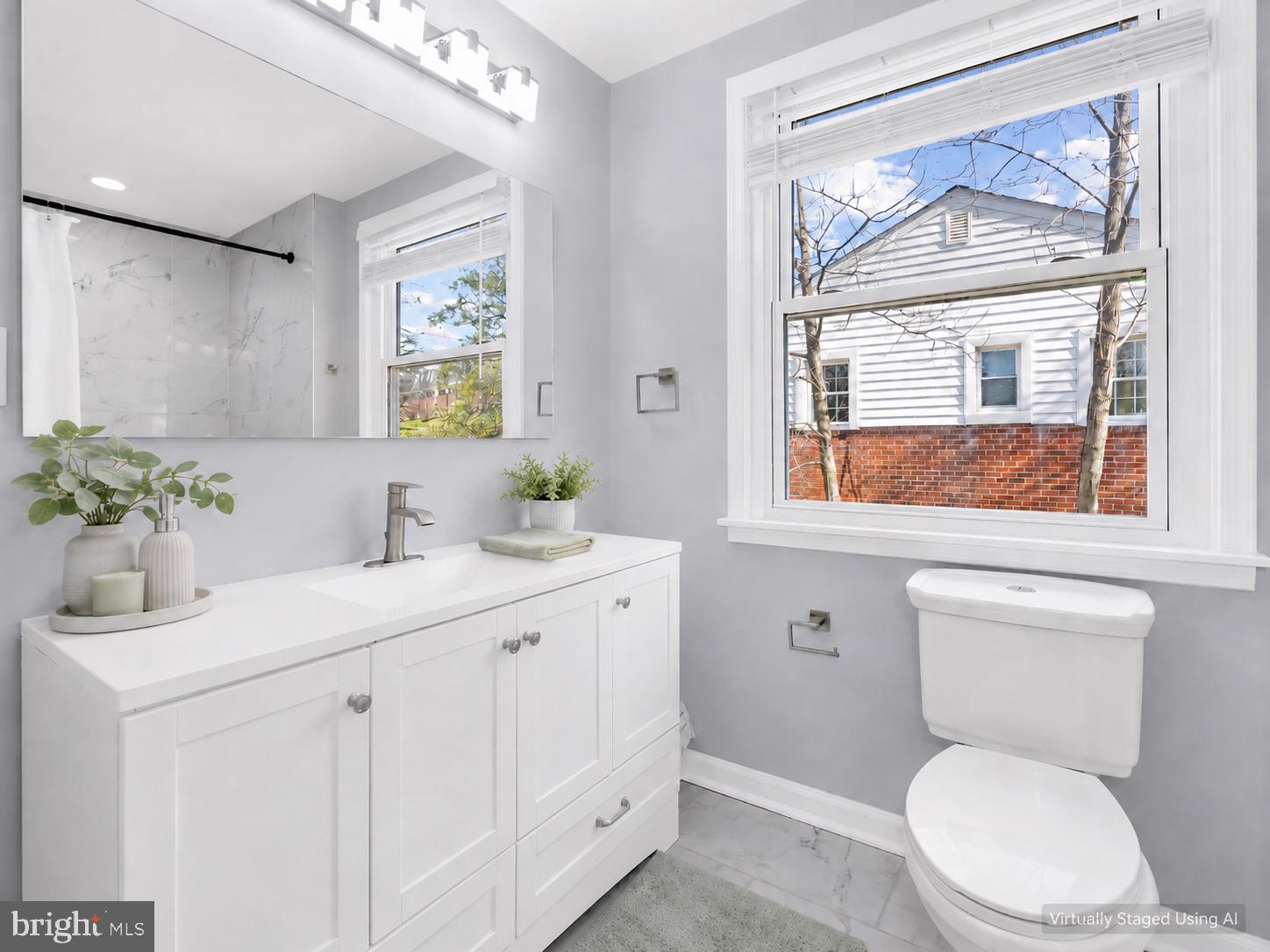 726 Nottingham Road Baltimore, MD 21229 - Photo 13 of 71 Bright and airy modern bathroom retreat.