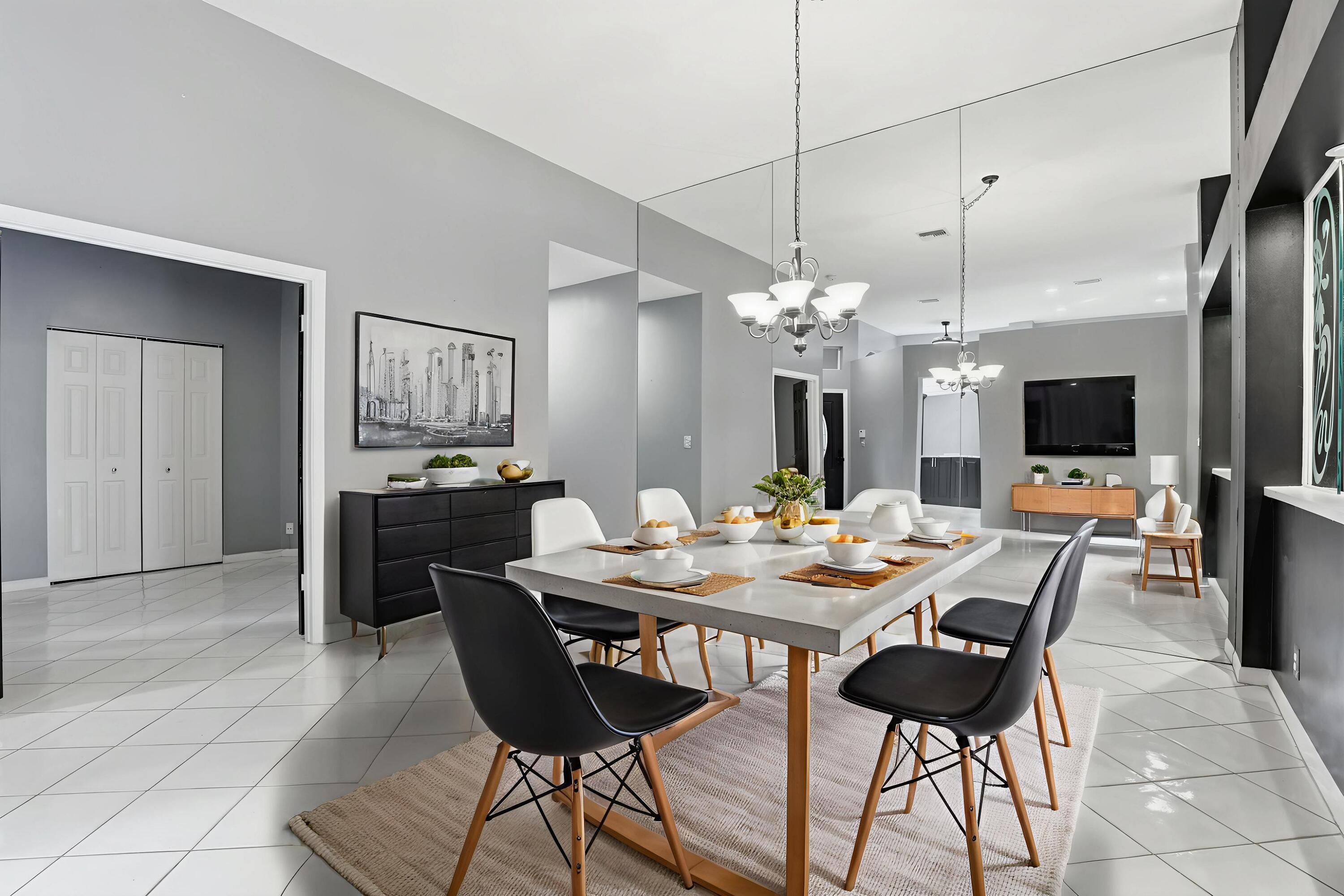 5405 Monterey Circle, Unit G Delray Beach, FL 33484 - Photo 22 of 72 Virtually Staged Dining Room