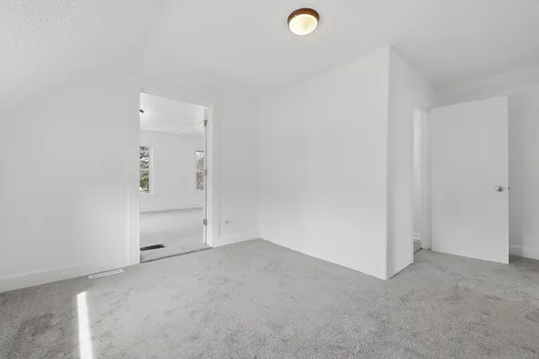an empty room with an empty space