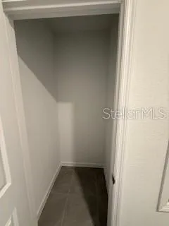 a small space with a door