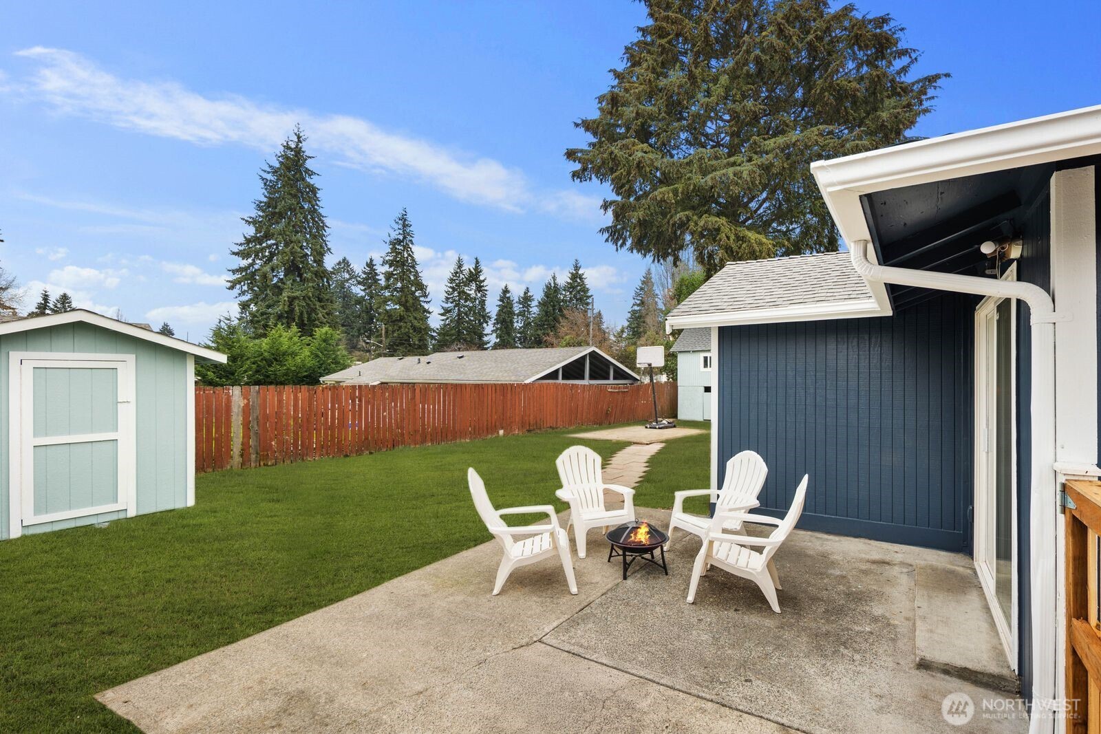505 Southwest 305th Street Federal Way, WA 98023 - Photo 23 of 38 a view of backyard of house with seating space