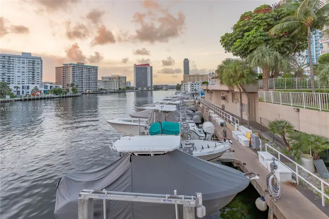 a view of a city with tall buildings