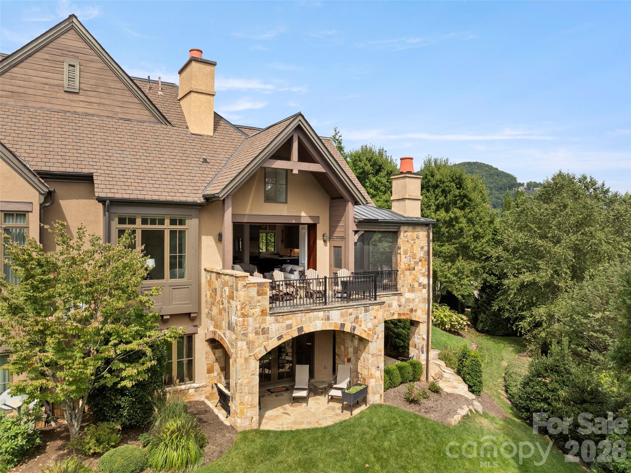 4 Windelsham Way Arden, NC 28704 - Photo 41 of 46 a front view of a house with garden