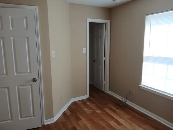 a view of hallway with window
