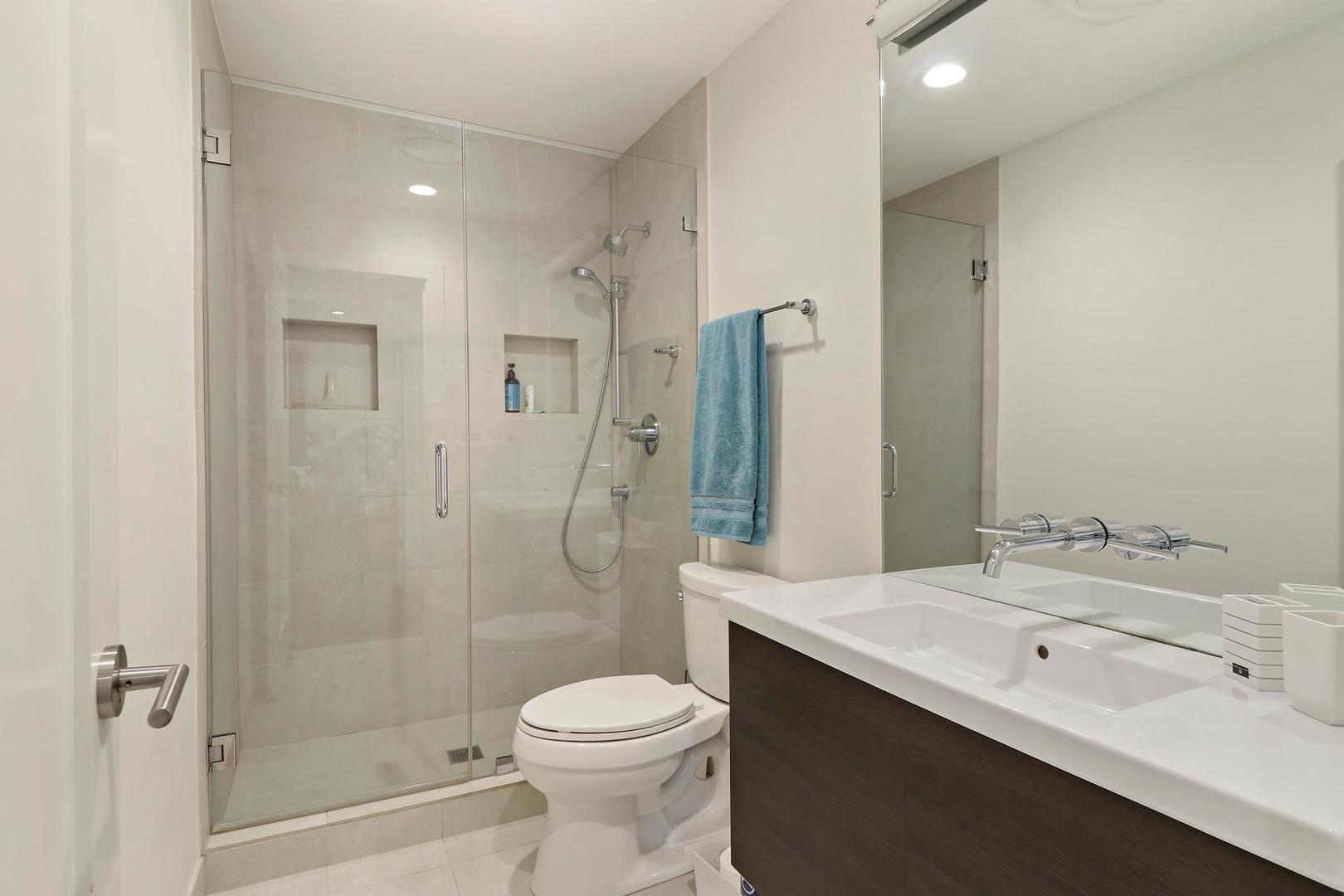 30 West Mundhank Road South Barrington, IL 60010 - Photo 31 of 45 a bathroom with a double vanity sink toilet and shower