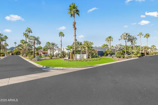 a view of a street with houses