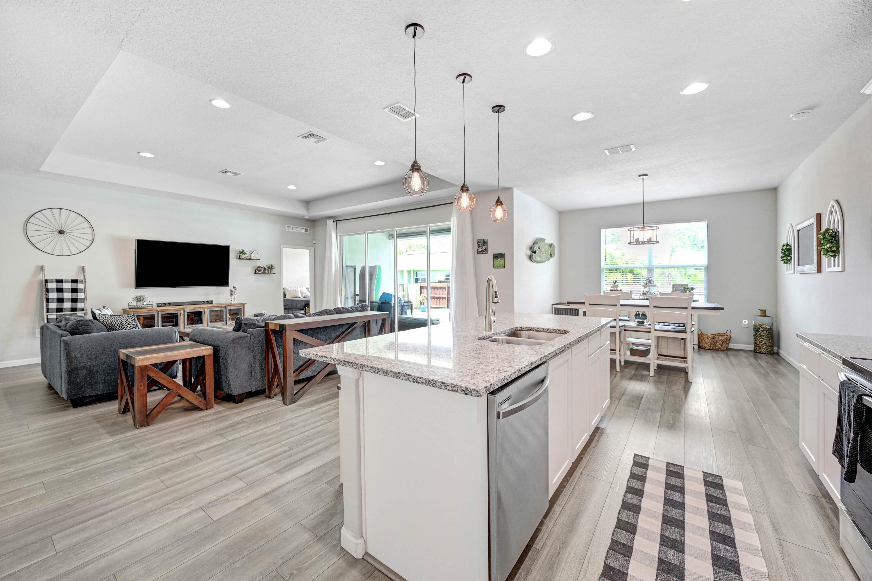 874 Cochran Road Southeast Palm Bay, FL 32909 - Photo 14 of 34 Kitchen overlooks Family & Dining Rooms
