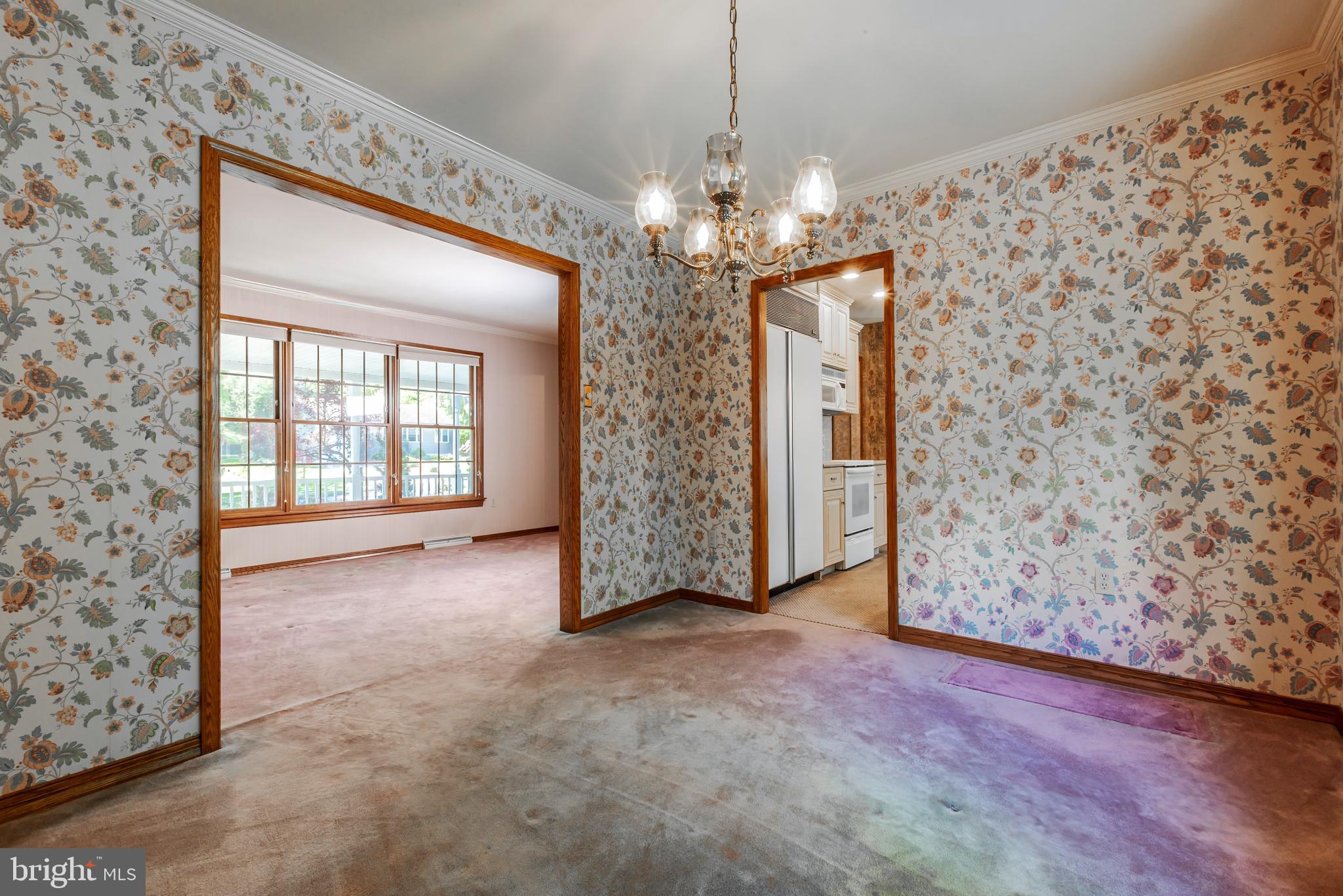 24 Cedar Creek Drive Clementon, NJ 08021 - Photo 13 of 28 a view of a windows and chandelier in a room