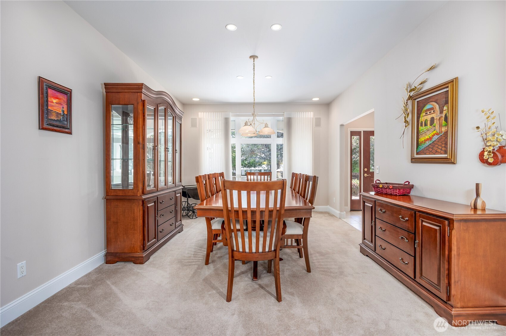 8620 Richardson Road Pasco, WA 99301 - Photo 16 of 40 a view of a dining room with furniture window and outside view