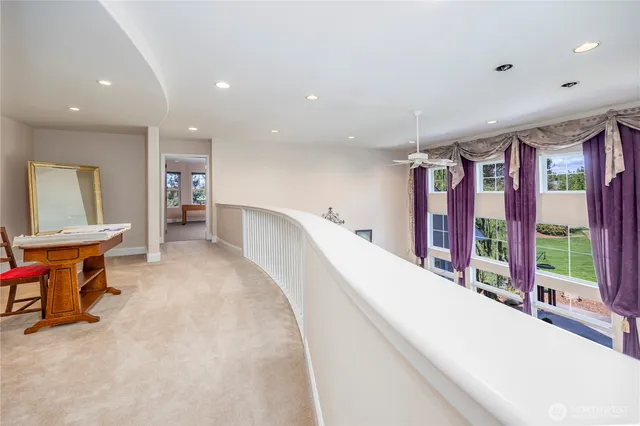 a very nice looking room with a large window