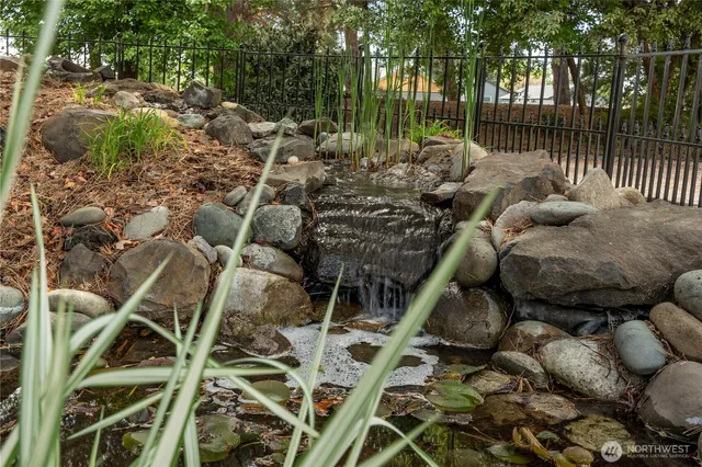 a terrace of a house with outdoor seating