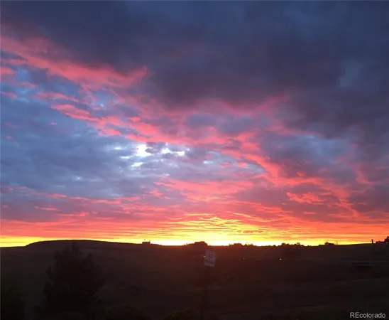 a view of sunset