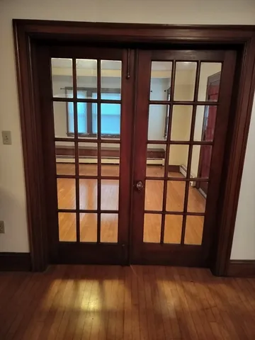 a view of front door