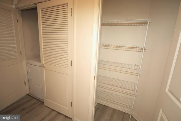 a view of walk in closet