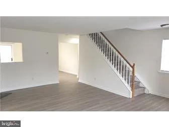 a open hall with a window