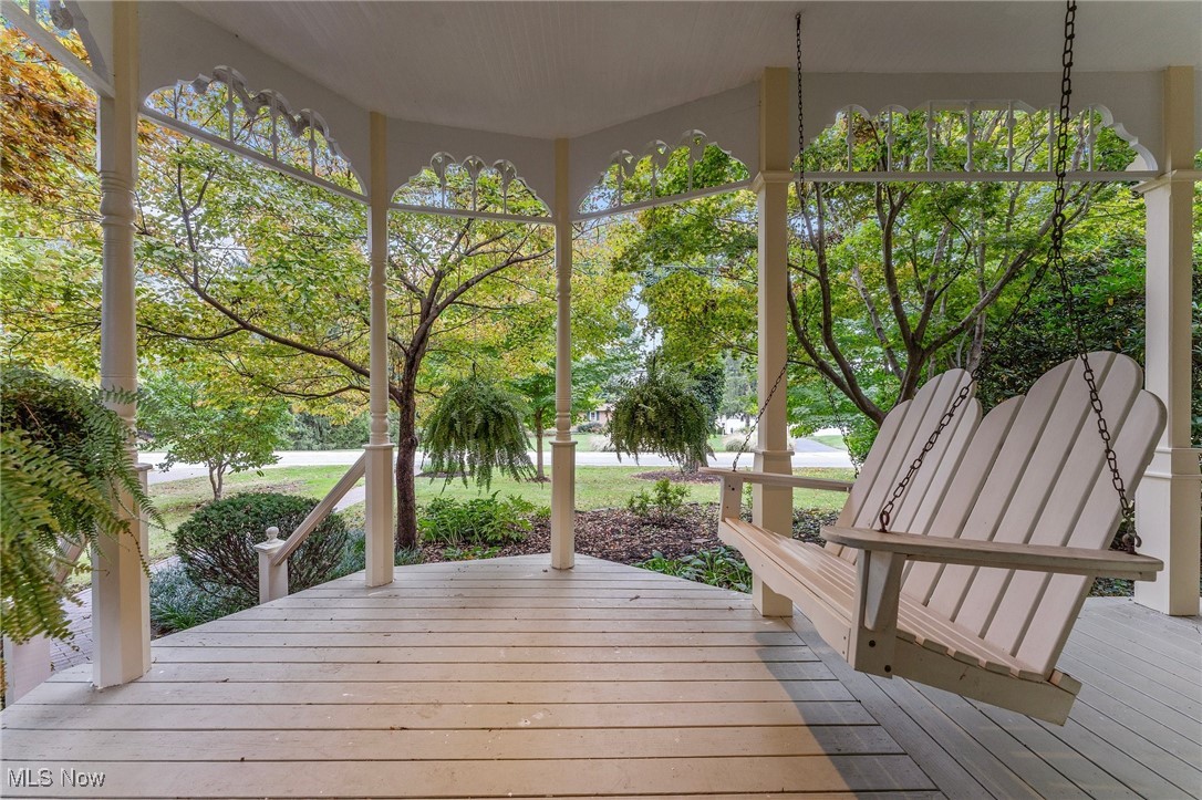715 Barlow Road Hudson, OH 44236 - Photo 7 of 50 Large wrap around front porch. Perfect place to enjoy your morning coffee.