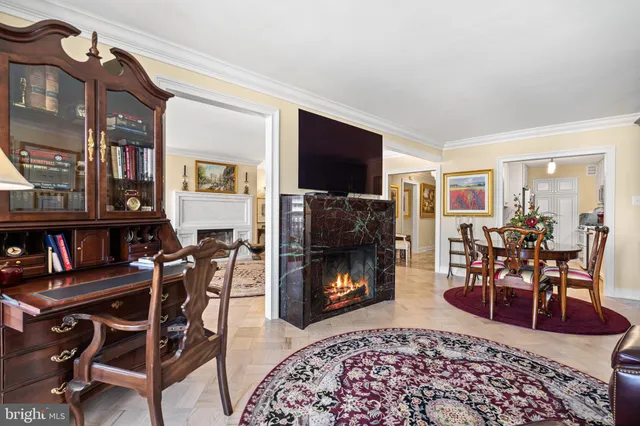a kitchen with stove and cabinets
