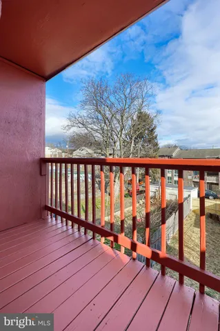 a view of room with hardwood floor