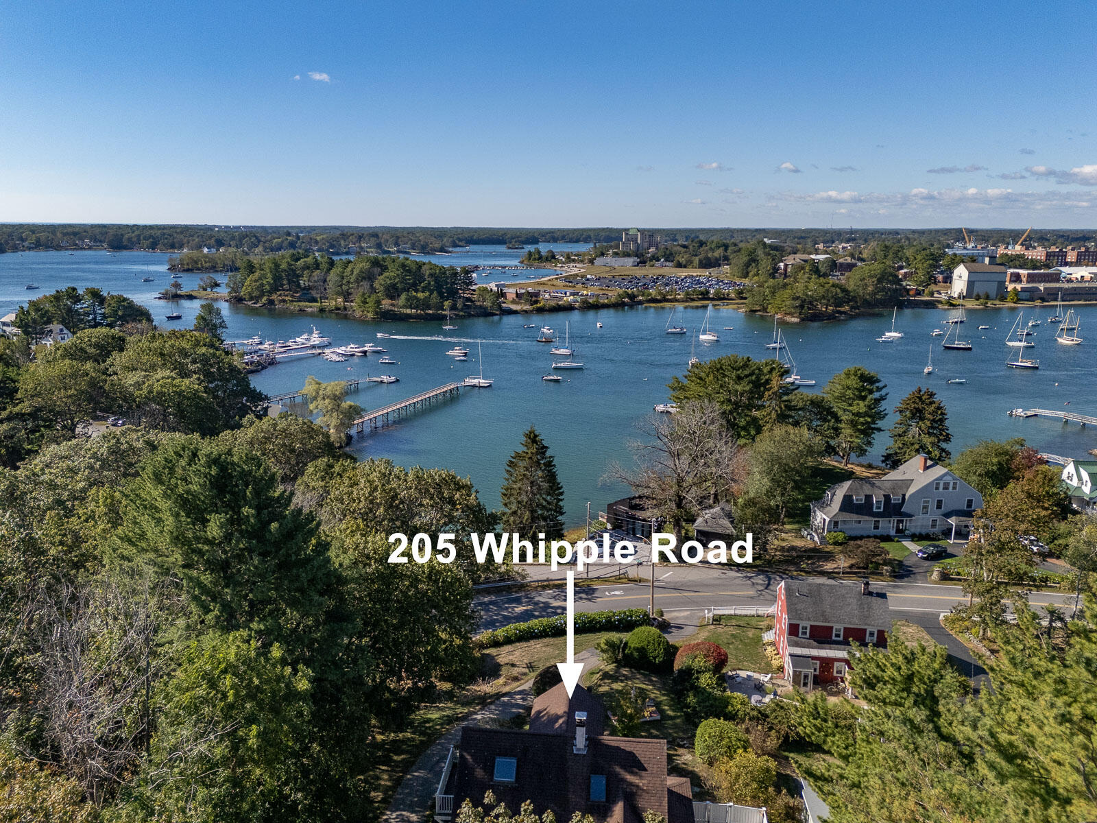 205 Whipple Road Kittery, ME 03904 - Photo 7 of 58 205 Whipple Rd. aerial view #3