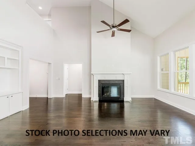 a view of a livingroom with a fireplace