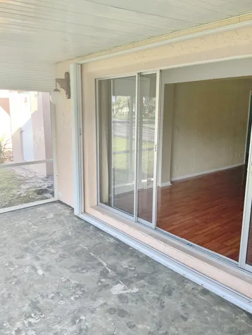 a view of front door