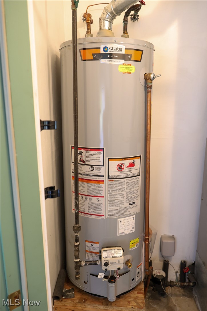 2003 East County Line Road Mineral Ridge, OH 44440 - Photo 33 of 33 Utilities featuring gas water heater