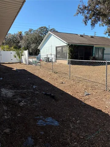 a view of outdoor space with front door