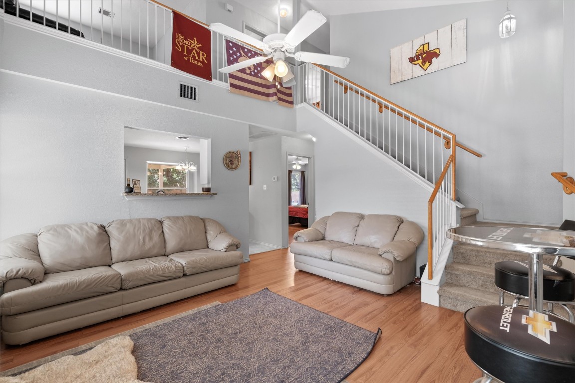 2601 Turtle River Drive Leander, TX 78641 - Photo 5 of 32 a living room with furniture and a couch