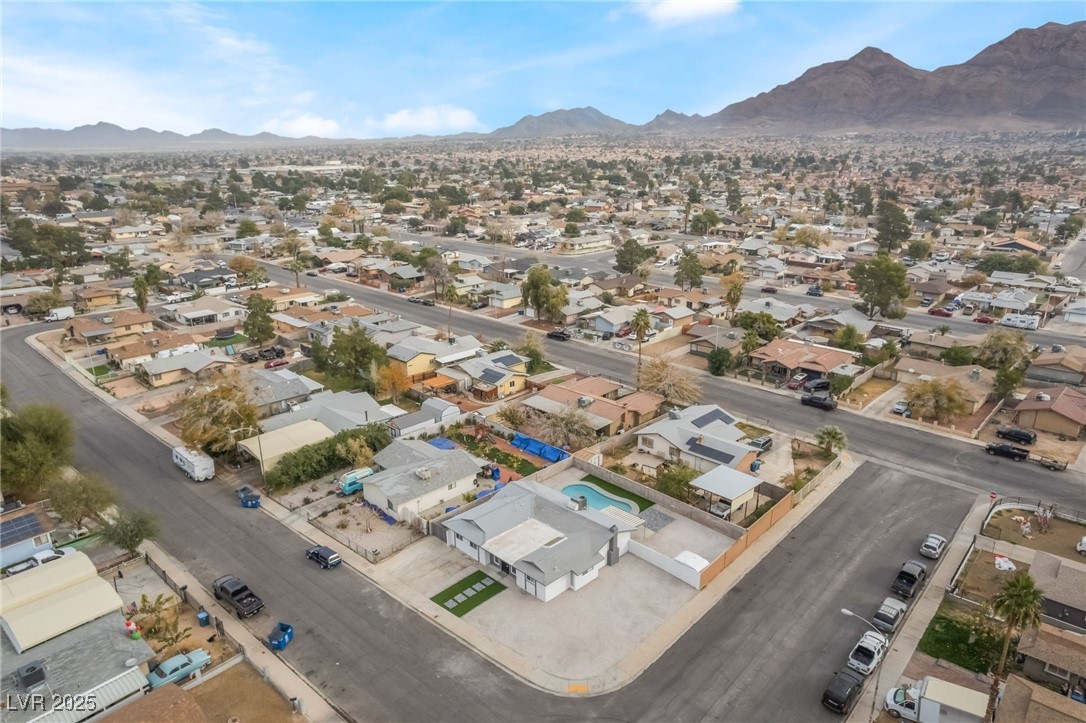 652 Red Lake Way Las Vegas, NV 89110 - Photo 59 of 66 Aerial perspective of suburban area with mountains