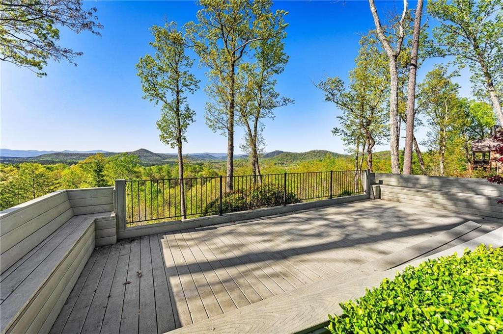 0 Gabriel Way Pickens, SC 29671 - Photo 10 of 14 Enjoy expansive mountain vistas from this spacious deck, perfect for outdoor living.