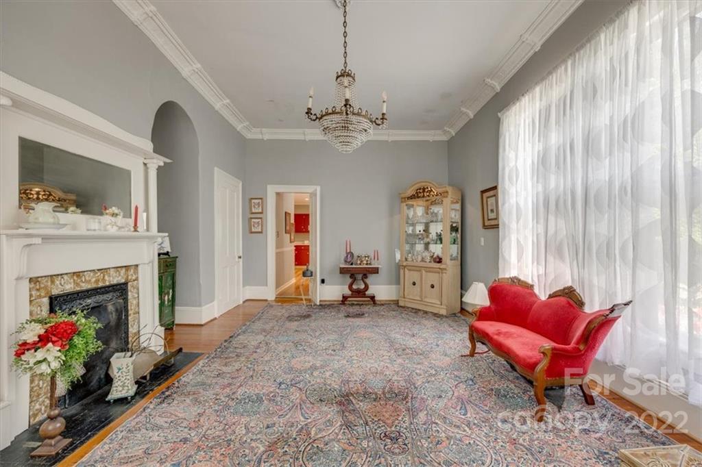 204 West South Street Union, SC 29379 - Photo 12 of 38 a living room with furniture and a fireplace
