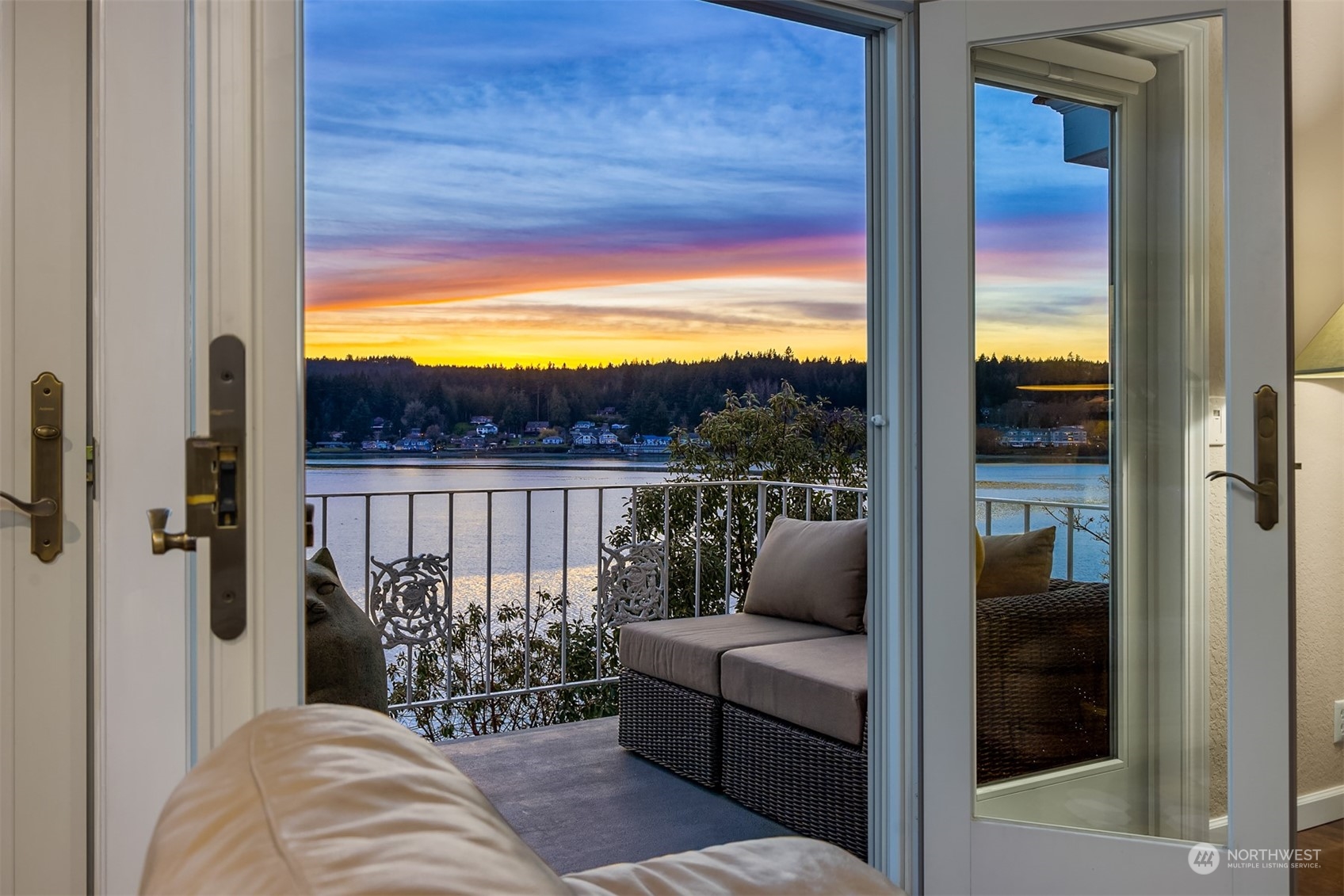19083 Front Street Northeast, Unit 4 Poulsbo, WA 98370 - Photo 23 of 40 a view of balcony with furniture